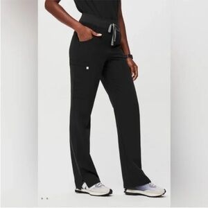 Figs Kade Cargo Scrub Pants Size 4XL black straight